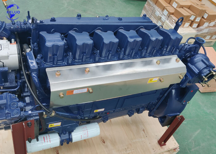 ประกอบเครื่องยนต์ดีเซลสำหรับเครื่องจักรกลก่อสร้าง 6 สูบ WP10 สำหรับชุดเครื่องกำเนิดไฟฟ้า รถบรรทุก เรือ