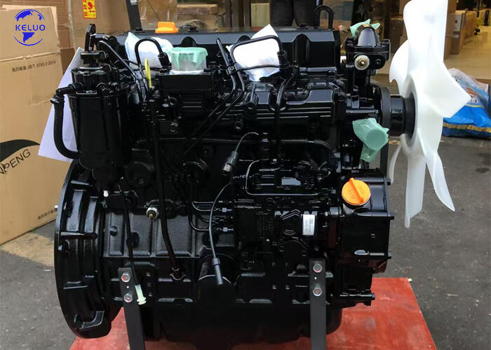 เครื่องยนต์เสียงต่ํา Inline-4 แบบลม 4TNE98 เครื่องยนต์สําหรับเครื่องจักรก่อสร้าง
