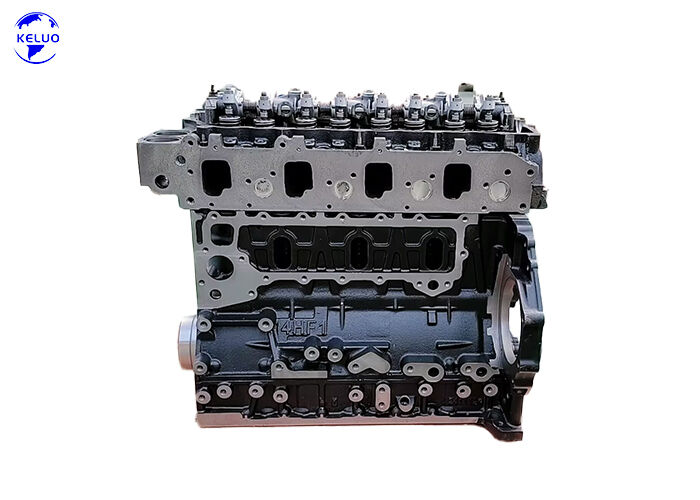 ชุดประกอบเครื่องยนต์ Isuzu 4HG1 4HF1 ใหม่เอี่ยม แบบ Long Block พร้อมกระบอกสูบเปล่าครบชุด